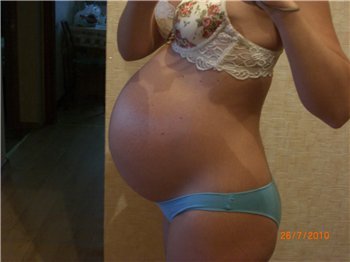 38 недель, Через три дня родила девочку, вес 3,500