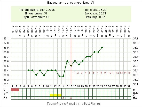 Температура на 25 неделе