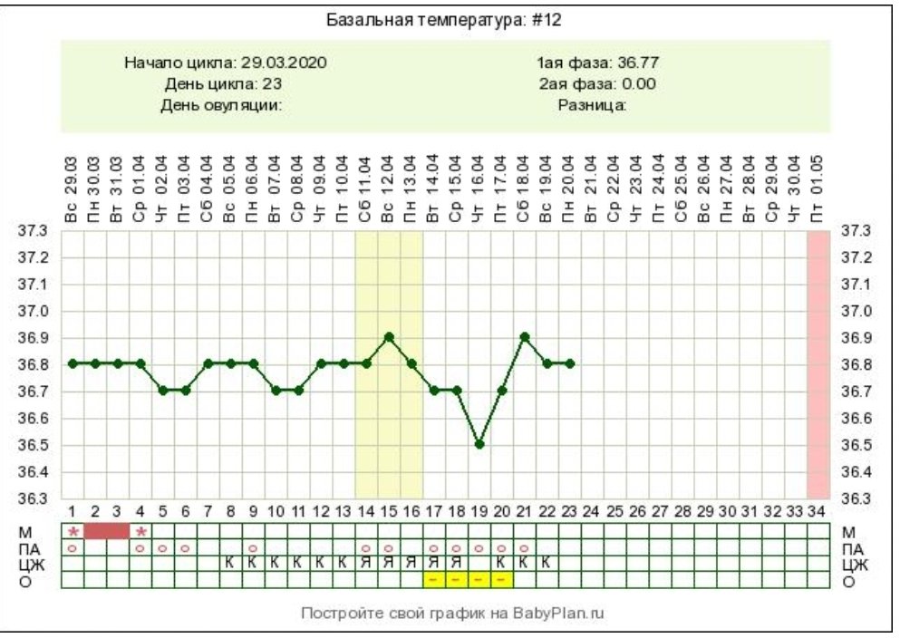 Базальная температура при беременности какая должна быть. График базальной температуры. График БТ при беременности.